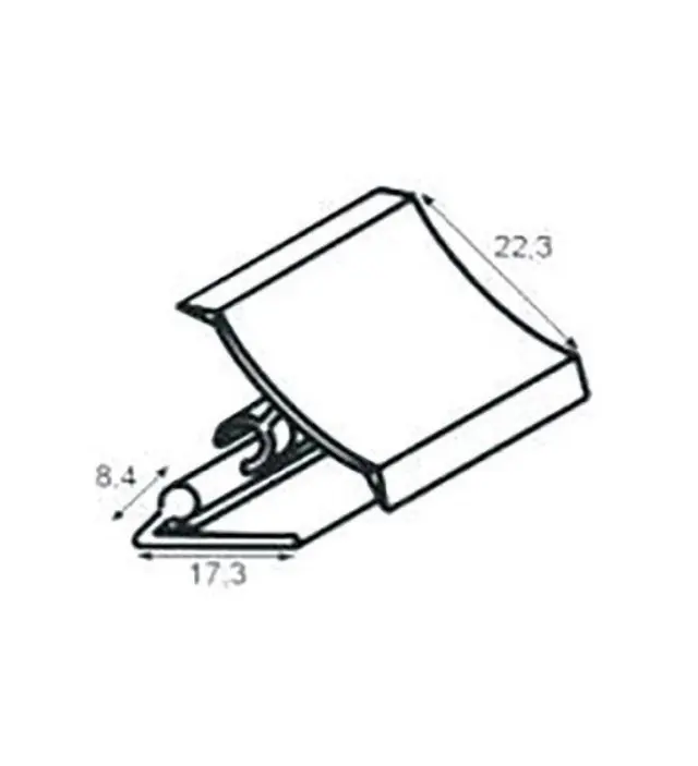ΑΡΜΟΚΑΛΥΠΤΡΟ MRK120 4000ΜΜ PVC ΠΛΑΣΤΙΚΟ ΙΝΟΧ 3