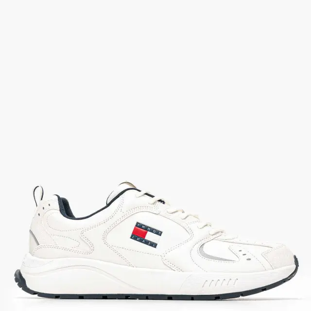 Ανδρικά Sneakers Tommy Hilfiger EM0EM01621-YBL Λευκά Άσπρο - 44