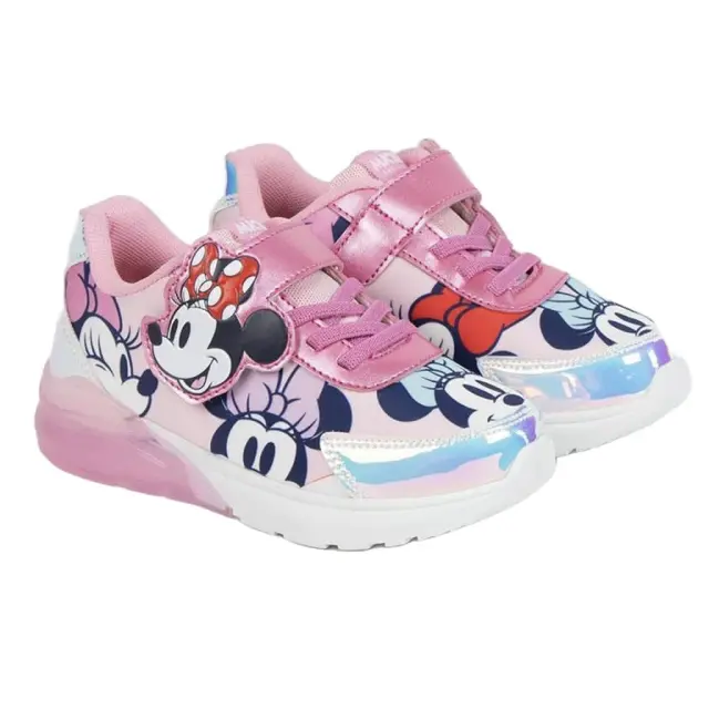 Cerda Παιδικά Sneakers Disney με Φωτάκια Ροζ 2