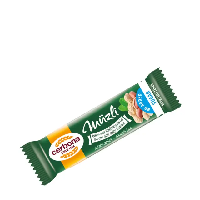 Cerbona Sweet-Salty Peanut Muesli Bar