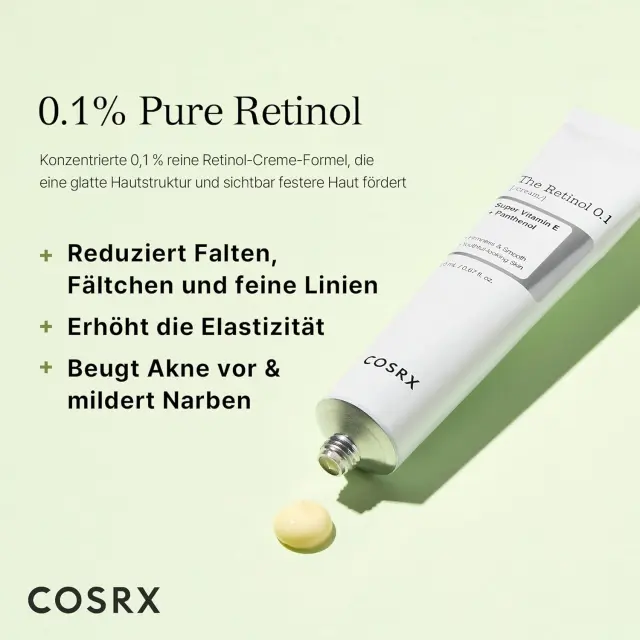 Cosrx The Retinol 0.1 Κρέμα Προσώπου Νυκτός για Σύσφιξη & Ακμή με Ρετινόλη & Πεπτίδια 20ml 3
