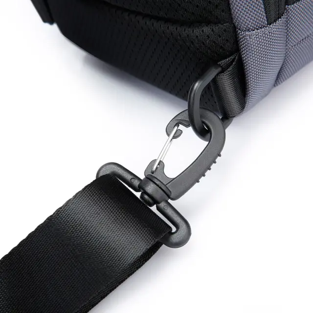 Τσαντάκι ώμου χιαστί crossbody Bange 7565 γκρί - One Size 3
