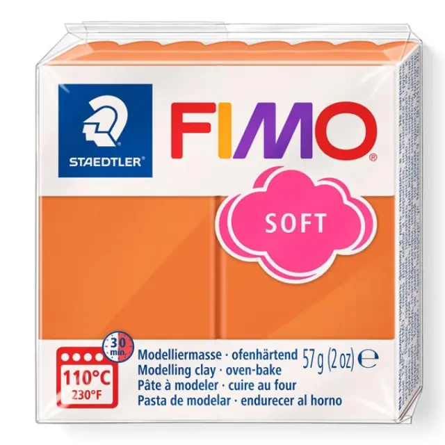 Πολυμερικός Πηλός Staedtler Fimo Soft No76 - Cognac - 57gr