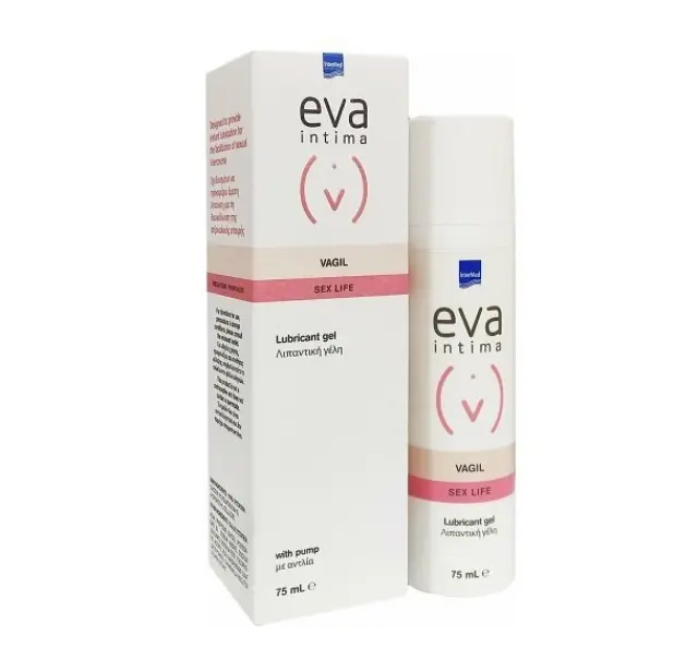 Intermed Eva Intima Vagil Sex Life Lubricant Gel Λιπαντική Γέλη για τη Διευκόλυνση της Σεξουαλικής Επαφής, 75ml