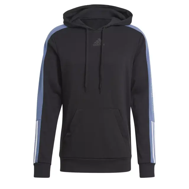Adidas - Essentials Ανδρικό Φούτερ με Κουκούλα και Τσέπες GK9626 Μαύρο
