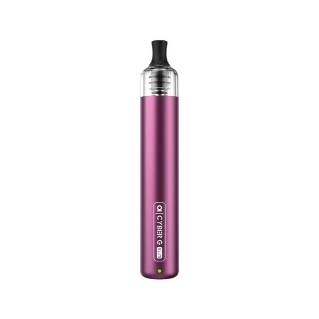 Aspire Cyber G Slim Pod Kit 1200mAh 2ml DTE Metal Version Metallic Purple Red