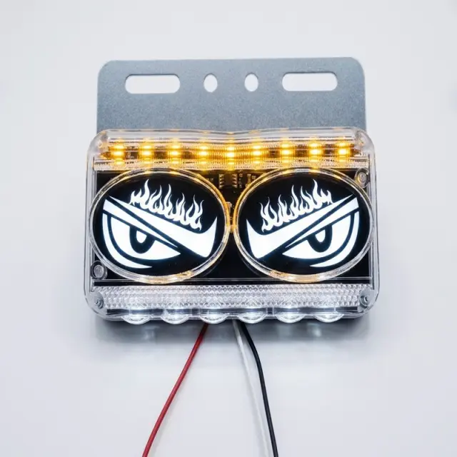 ΠΛΕΥΡΙΚΑ ΦΩΤΑ DEVIL EYE ΛΕΥΚΑ ΜΑΤΙΑ 4TMX 24V W19514W