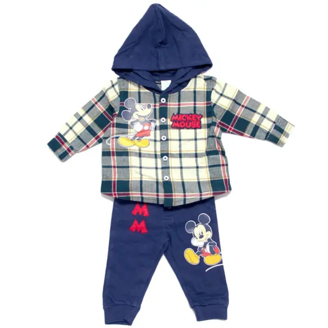 Μπλούζα με Κουκούλα και Παντελόνι Mickey 8060251 - 12 M (80cm)