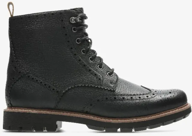 Clarks ανδρικό αρβυλάκι σε μαύρο χρώμα Batcombe Lord 26134857 black - 41