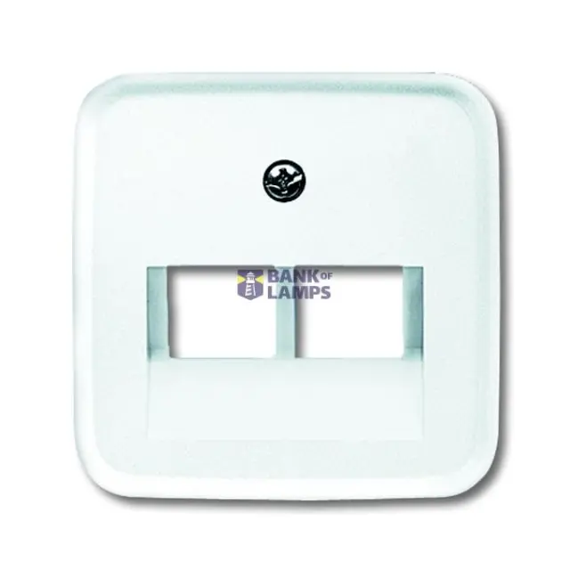 1803-02-214 CoverPlates (partly incl. Insert) carat® Alpine white