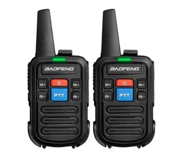 Mini ασύρματος πομποδέκτης UHF/VHF 2W χωρίς οθόνη σετ 2τμχ HL18668-285