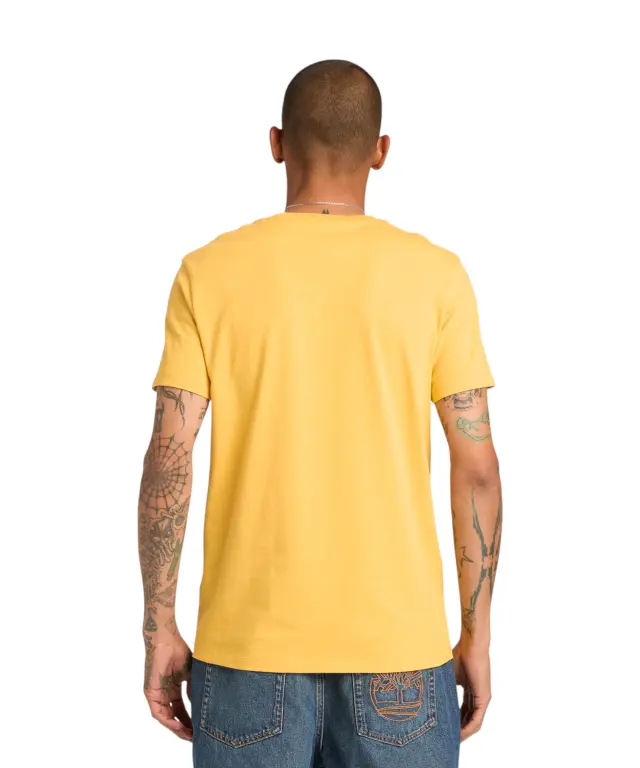 Timberland - Ανδρικό T-shirt Dunstan River Short Sleeve Tee TB0A2BPR-714 Κίτρινο - S 3