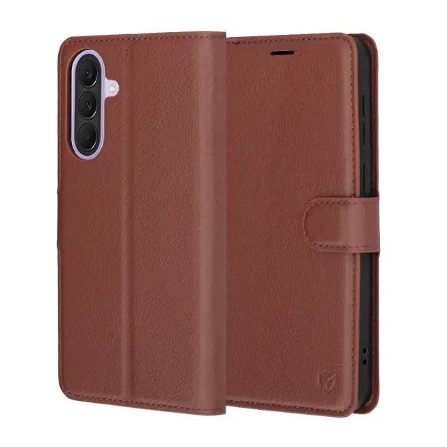 Techsuit® Leather Folio για Galaxy A57 5G-Brown