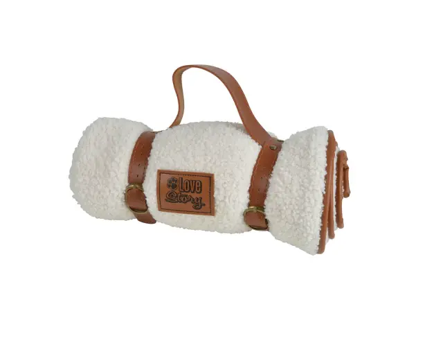 Κουβέρτα Fleece Wooly LoveStory για σκύλους και γάτες, με διαστάσεις 70x50cm 6COU704