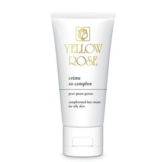 Yellow Rose Creme Au Camphre Ενυδατική Κρέμα-Μάσκα Προσώπου Ημέρας για την περιποίηση λιπαρών - ακνεϊκών επιδερμίδων 50ml