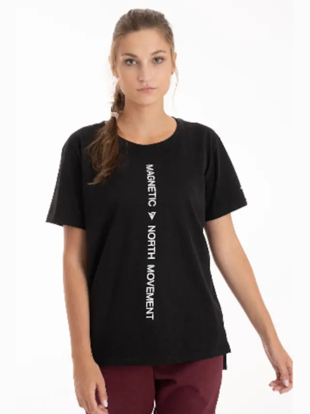 Magnetic North Γυναικείο Αθλητικό T-shirt 22031-BLACK Μαύρο - XS