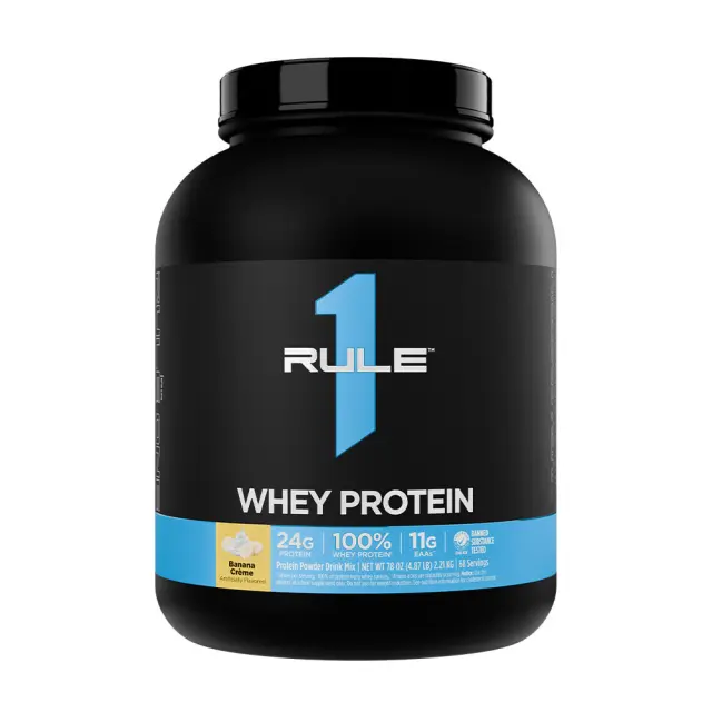 Rule1 Whey Protein Frozen Banana, 5 lbs