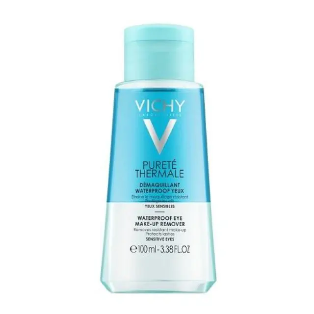Vichy Purete Thermale Waterproof Eye Make-up Remover Ντεμακιγιάζ Ματιών για Αδιάβροχο Μακιγιάζ 100ml