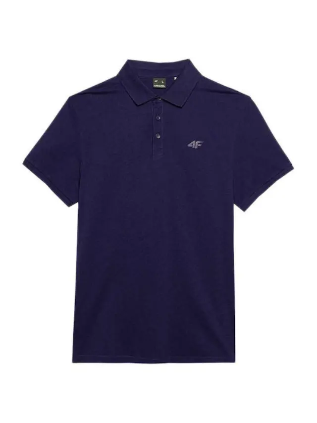 4F T-shirt Polo Navy 4FWSS24TPTSM130-31S - 2XL