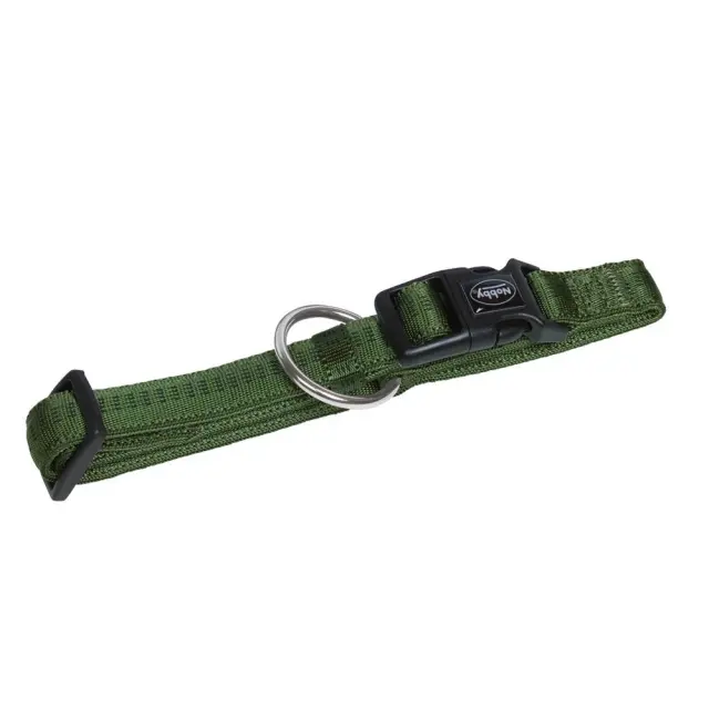 NOBBY Soft Grip Nylon Collar Περιλαίμιο Λαδί Λαδί - XS- S