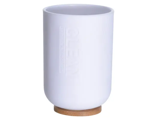 Κούπα μπάνιου Bathroom Solutions Χωρητικότητας 300ml, 7x7x11cm - Καφέ/Λευκό 170456580