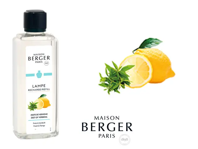 Maison Berger Paris Lampe Berger Refill Υγρό Αναπλήρωσης Καταλυτικής Λάμπας Zeste de Verveine 500ml