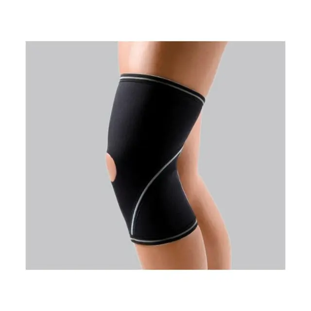 ANATOMIC LINE 5021 Επιγονατίδα με Οπή σε Μαύρο χρώμα - XXL