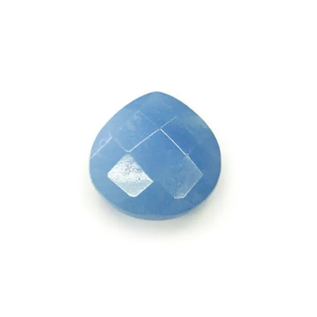 Ορυκτό Γυαλί Τυρκουάζ Πρισματικό Pear 8x8mm - 5τεμ
