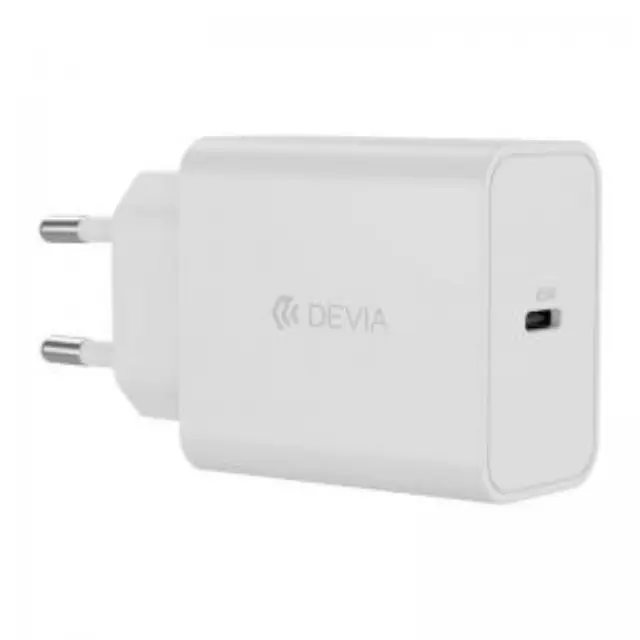 Φορτιστής Ταξιδίου Ταχείας Φόρτισης Devia GS-W45A0948 με Έξοδο USB C PD 45W Rocket Λευκό N66986 3