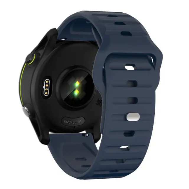 Λουράκι Wave Pattern για Smartwatch 22mm-Dark Blue OEM 2