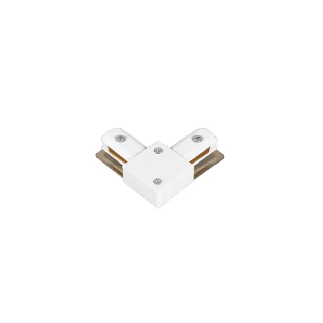 InLight Σύνδεσμος L Λευκός Μονοφασικής Ράγας (TC1-029-WH)