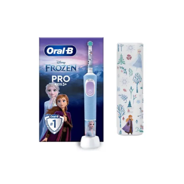 Oral-B Pro Electric Toothbrush Frozen with Travel Case Ηλεκτρική Οδοντόβουρτσα Frozen Με Θήκη Ταξιδίου 3+ Ετών, 1τεμ