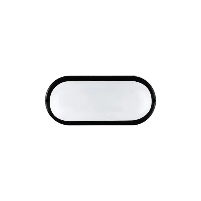 LED PC BLACK WALL LUMINAIRE 230V AC IP65 10W 900lm 3000K 110° Ra80 / DORA1030B