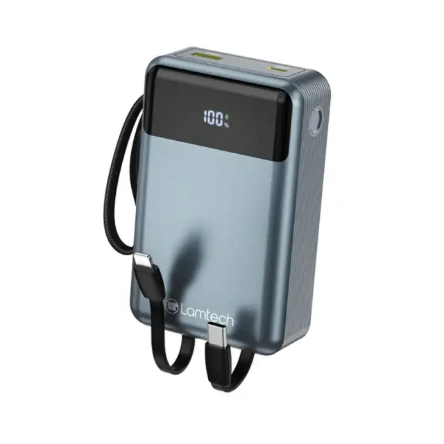 Lamtech PD65W PowerBank 20000mAh με Type-C & Lightning QC3.0