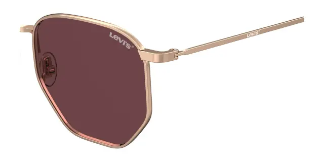 Levi s LV 1004/S DDB/U1 Unisex Γυαλιά Ηλίου με Χρυσό Σκελετό και Μπορντό Φακούς 2