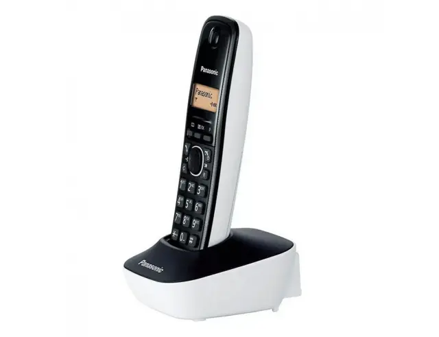 Ασύρματο Ψηφιακό Τηλέφωνο Panasonic KX-TG1611GRW Μαύρο-Λευκό με Αναγνώριση Κλήσης, Λειτουργία Αφύπνισης και Φωτιζόμενη Οθόνη 3