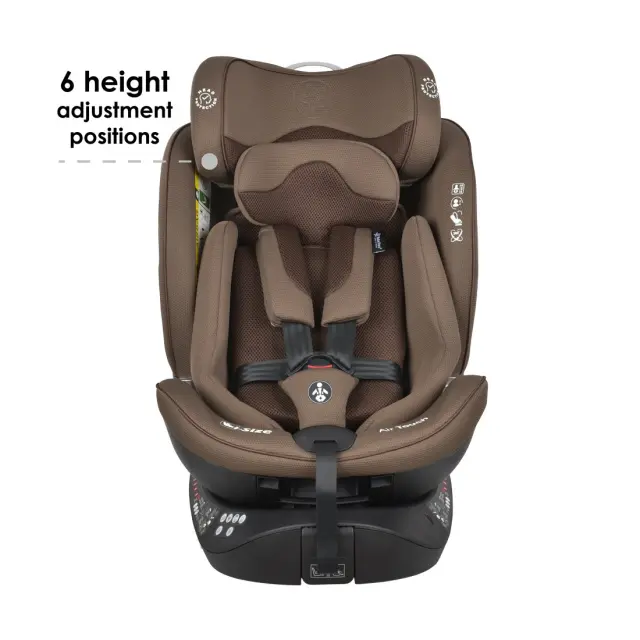Παιδικό Κάθισμα Αυτοκινήτου Bebe Stars Air Touch i-Size 360° (40-150 cm) Coffee 925-182 3
