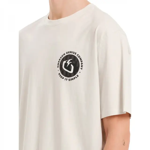 Emerson Men's SS T-Shirt (251.EM33.04-Frosty White) - Εκρού 3