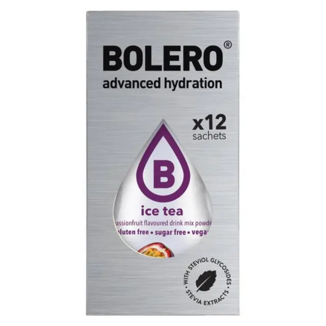 Bolero Stick Ice Tea Passion Fruit Τσάι Σε Σκόνη 12x3gr 2