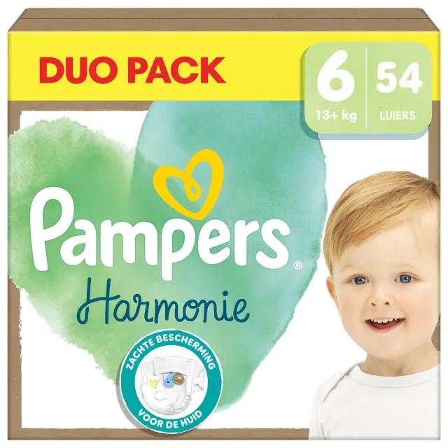 Pampers Harmonie πανες MAXI PACK No6 13+kg 54 τμχ