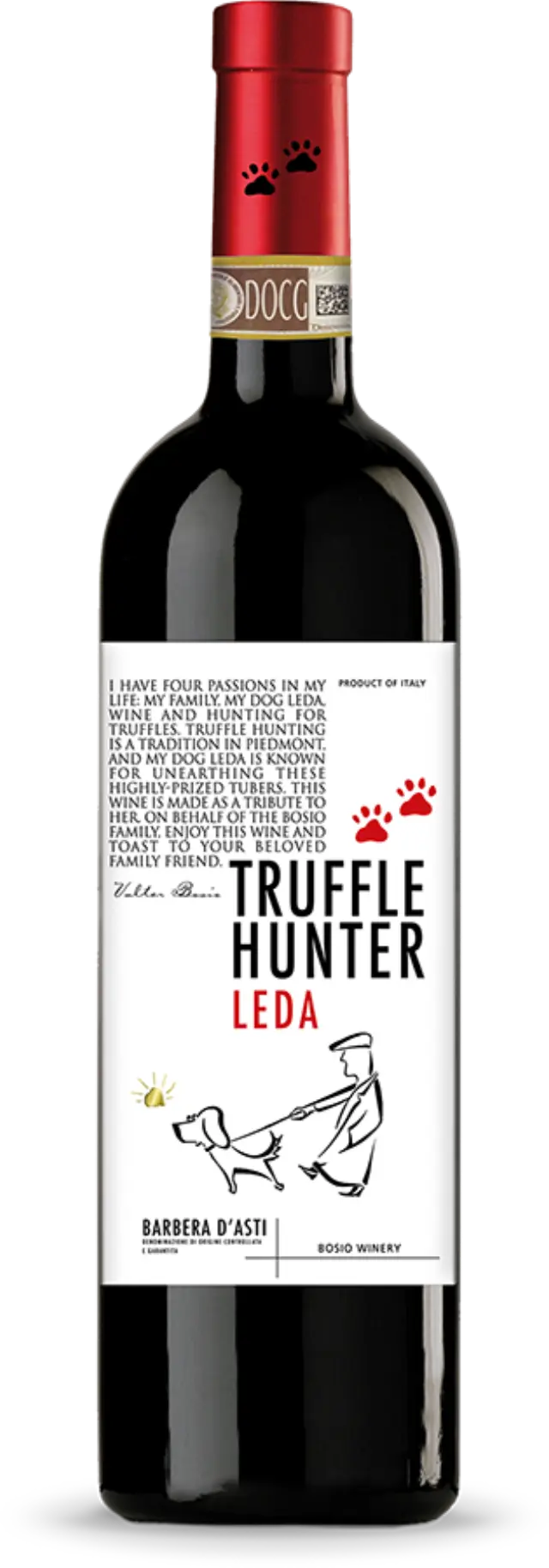 BOSIO WINERY TRUFFLE HUNTER LEDA BARBERA D ASTI 750ML