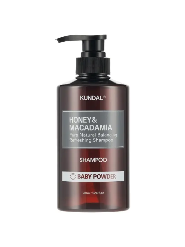 Kundal Honey & Macadamia Pure Shampoo 500ml - Σαμπουάν μαλλιών με άρωμα Baby Powder