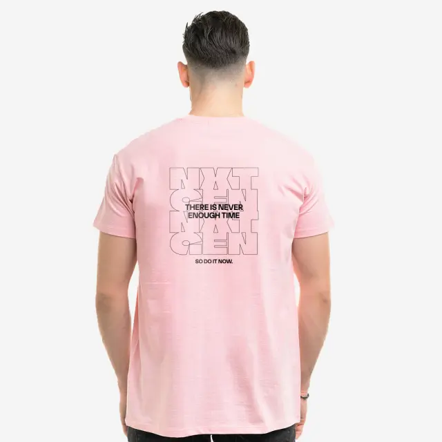 T-shirt Noshame® Ρόζ με τύπωμα Nxt Gen - 132516 - XXL