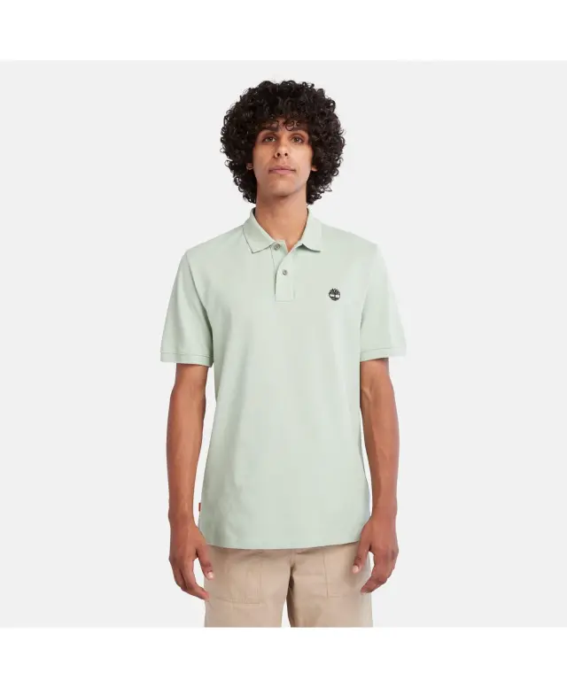 TIMBERLAND BASIC POLO ΜΠΛΟΥΖΑ ΑΝΔΡΙΚΗ GREEN 3
