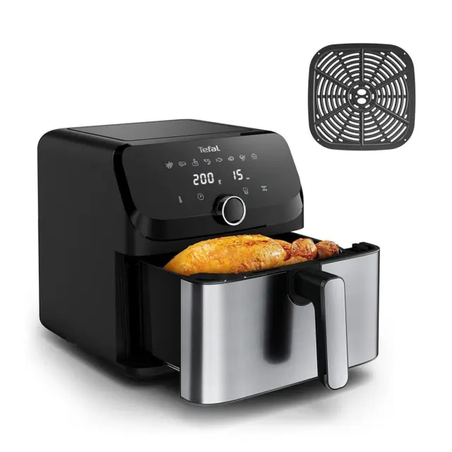 Tefal EY855D Air Fryer 7.5lt Ασημί 2