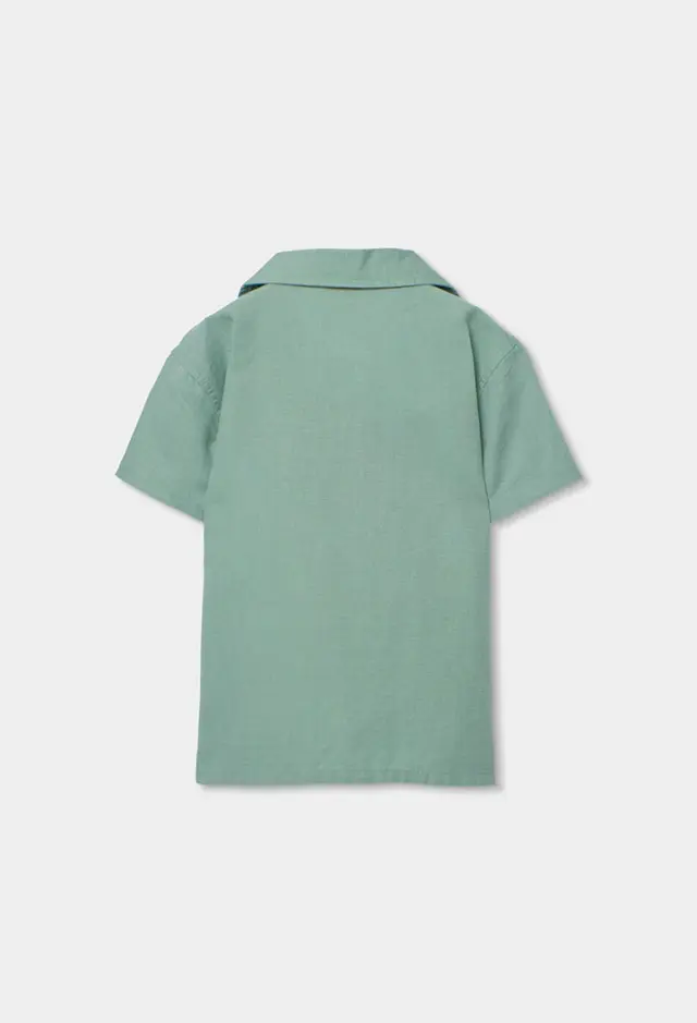 Boboli Linen πόλο για αγόρι 813091-4613 2