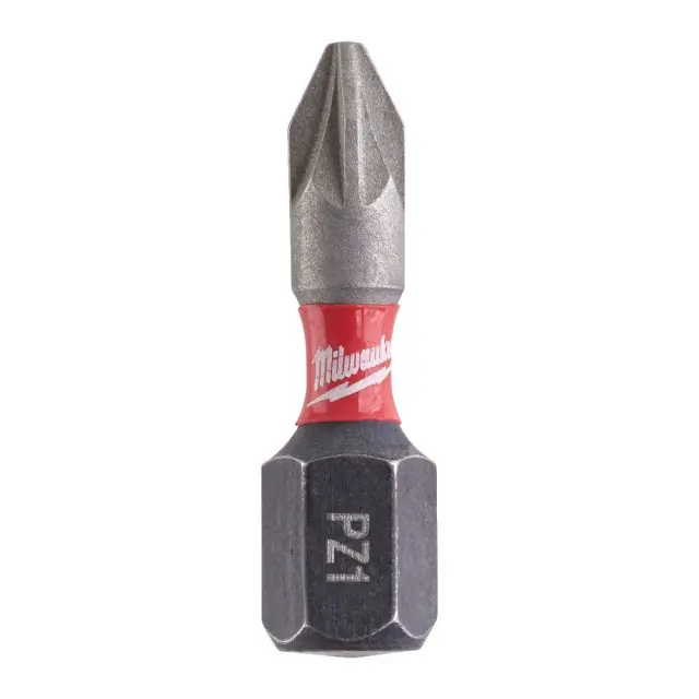 Μύτες Pozidrive 1x25mm MILWAUKEE SHOCKWAVE IMPACT DUTY Σετ 2Τμχ 3