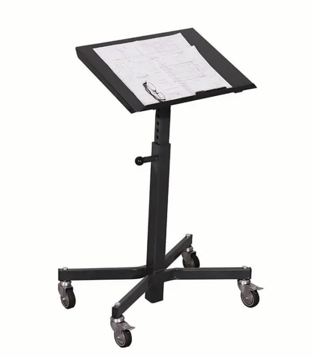 Variofit sw-405.002/AG Σταντ Αντικειμένων Τροχήλατο Ρυθμιζόμενου Ύψους Ανακλινόμενο για Φορτίο Βάρους ως 150kg 2