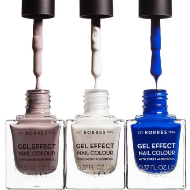 ΚΟΡΡΕΣ Βερνίκι Νυχιών Gel Effect Nail Color 86 Ocean Blue 11ml 2