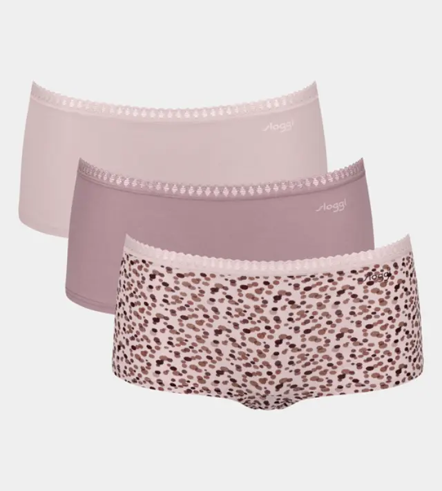 Sloggi GO Crush H Short C3P γυναικείο σλιπάκι boxer σετ 3τμχ 10219653-V001-V001 - XL